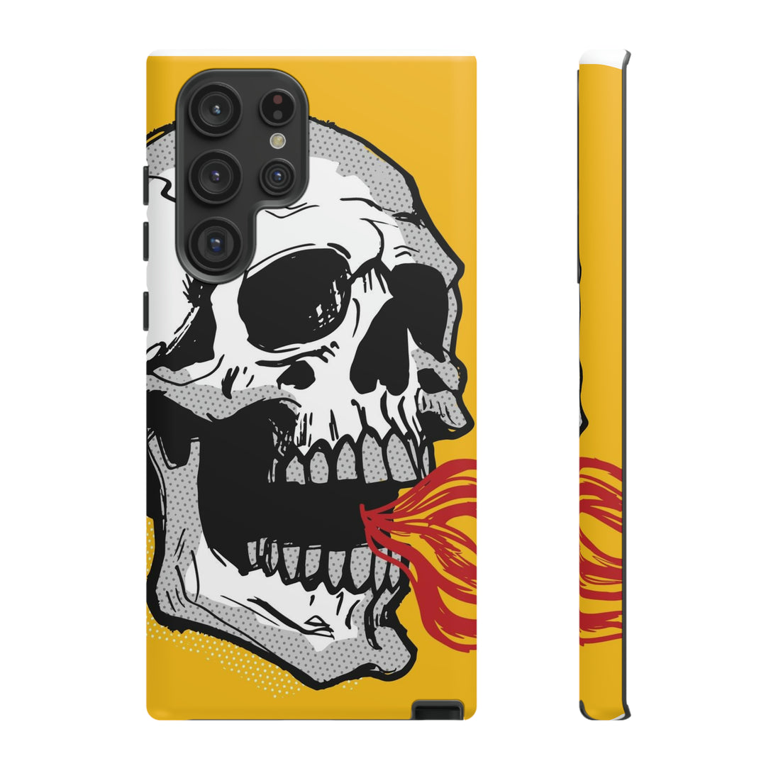 Skull Fire Tough Phone Case