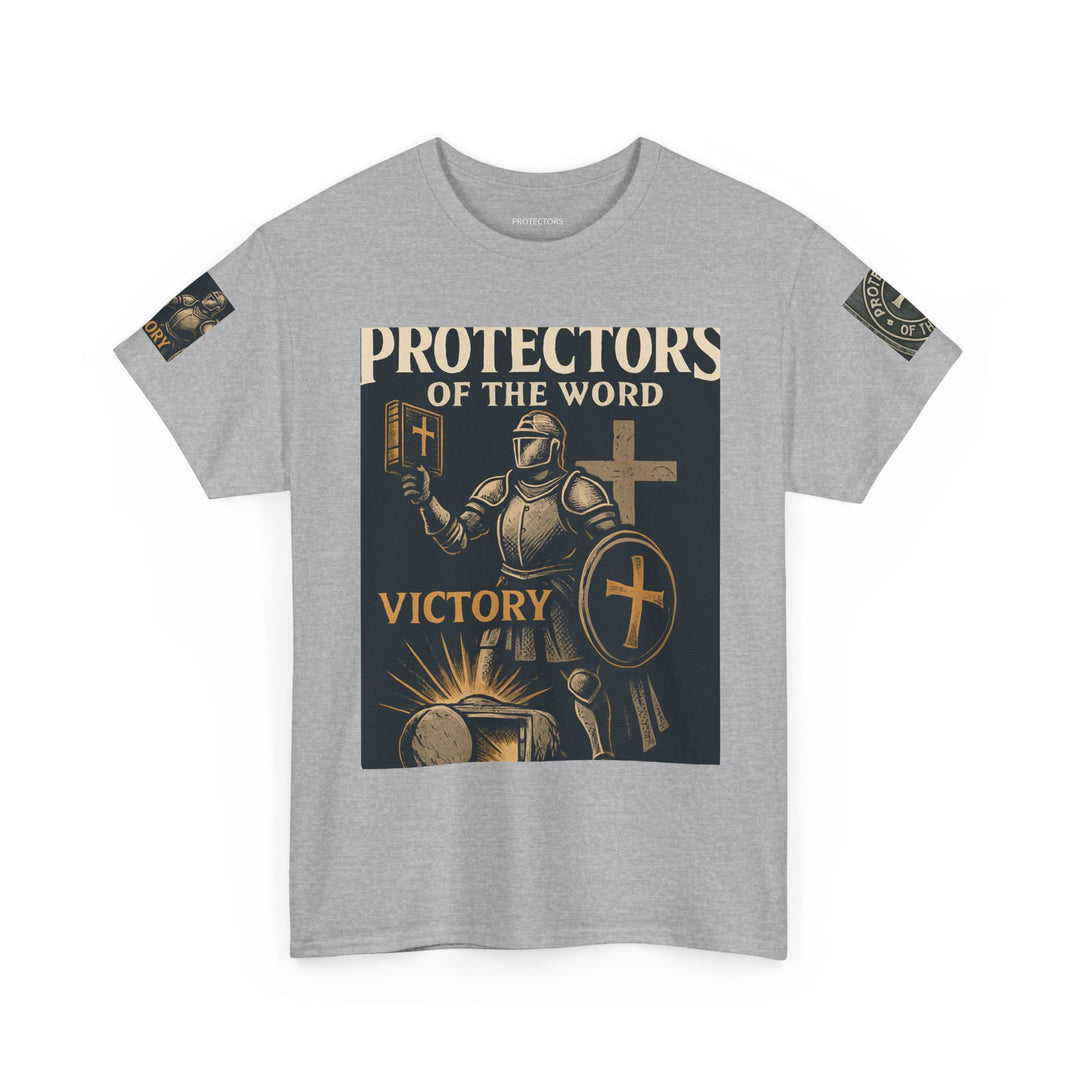 Protectors of the Word Premium Christian T-Shirt — 'Victory' Knight Design with John 14:6 Scripture