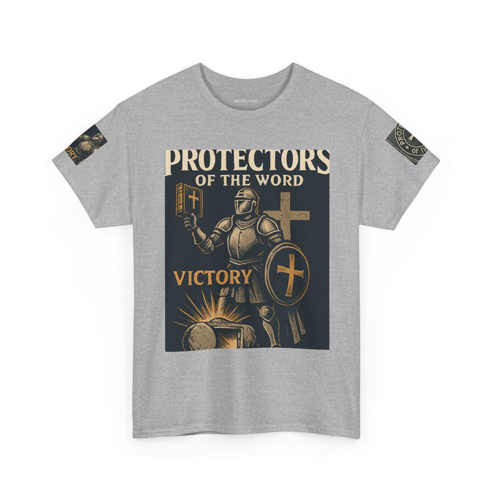 Protectors of the Word Premium Christian T-Shirt — 'Victory' Knight Design with John 14:6 Scripture