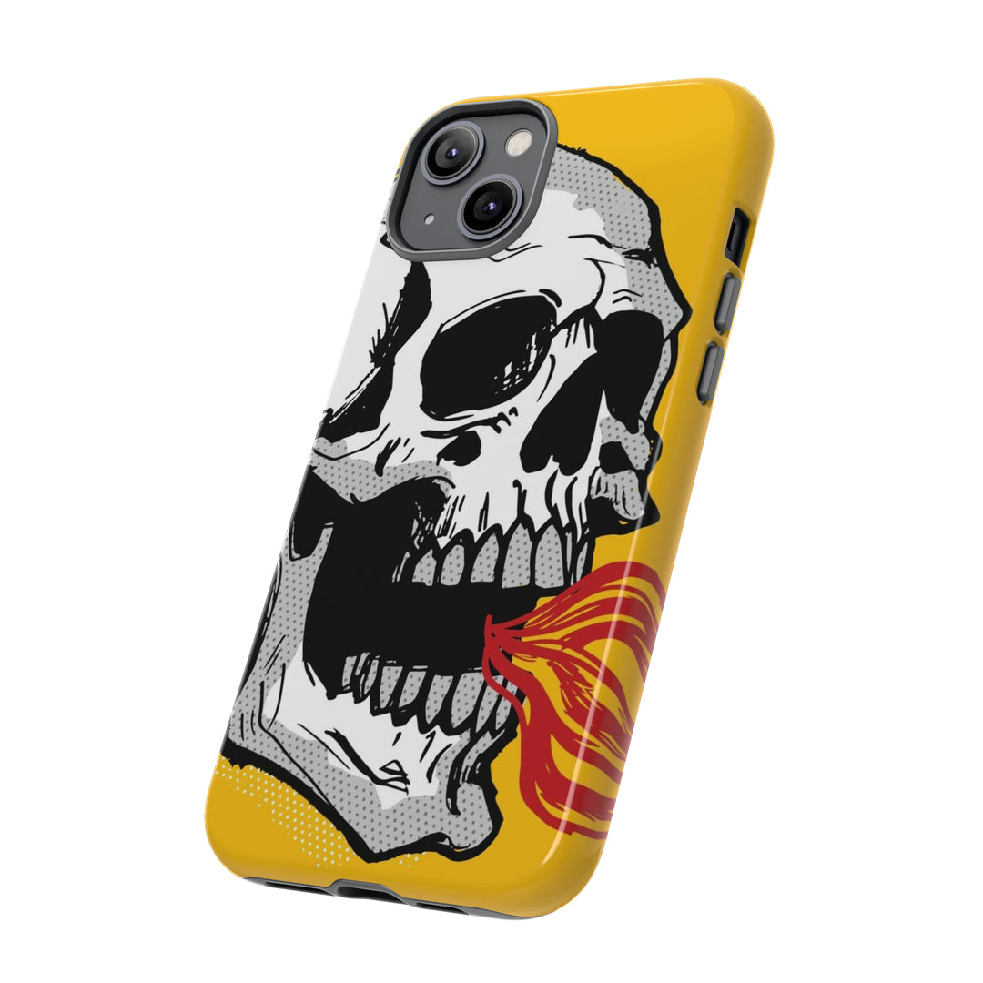 Skull Fire Tough Phone Case