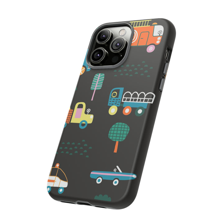 Cars and Trucks Tough Phone Case