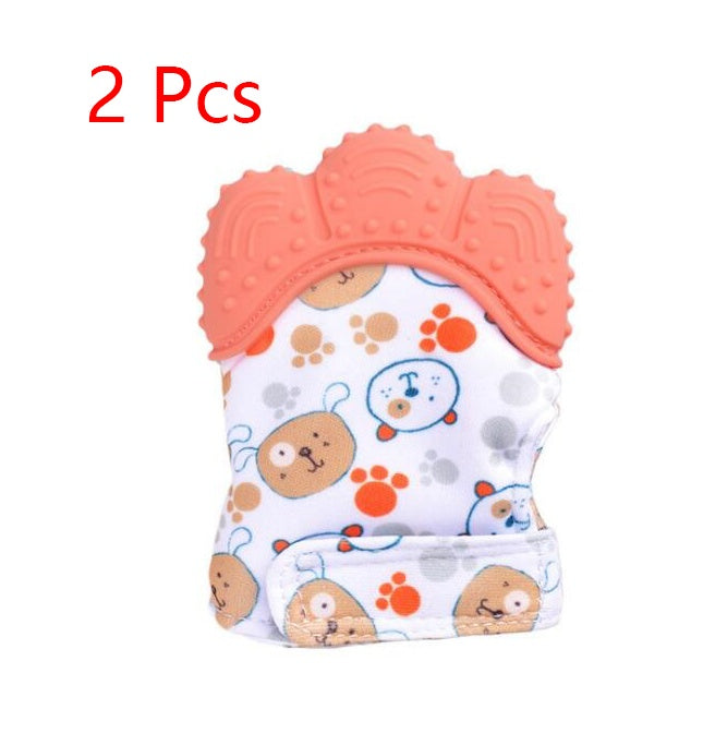 Baby Teething Gloves – Silicone Molar Mitten for Soothing Gums