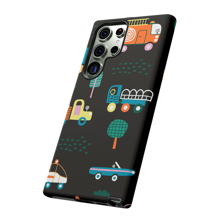 Cars and Trucks Tough Phone Case