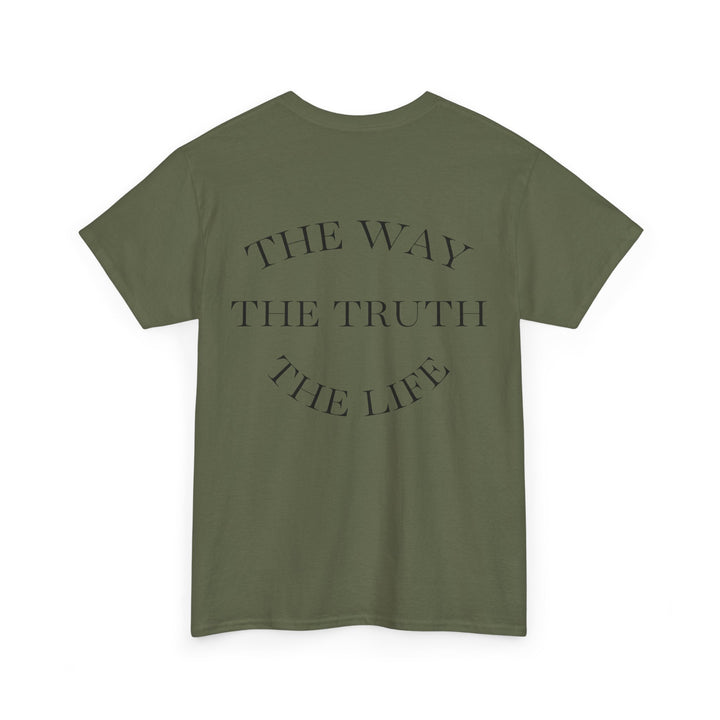 Protectors of the Word T-Shirt — Knight with Sword and Shield Literary Tee