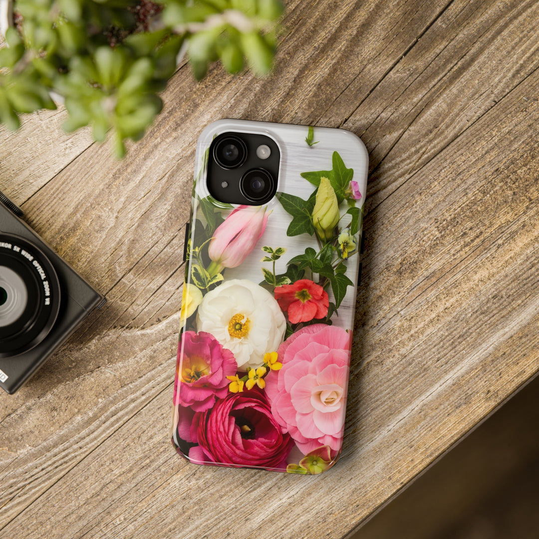 iPhone Flowers Tough Phone Case