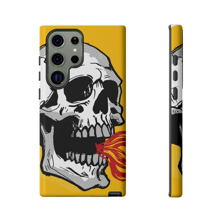 Skull Fire Tough Phone Case