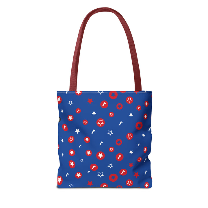 Symbol Pattern Tote Bag (AOP)