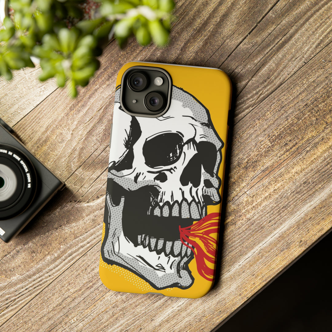 Skull Fire Tough Phone Case