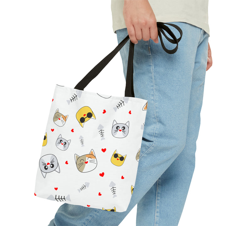 Cat Face Tote Bag (AOP)