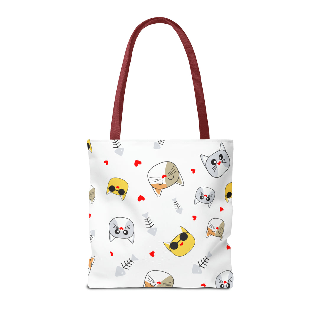 Cat Face Tote Bag (AOP)