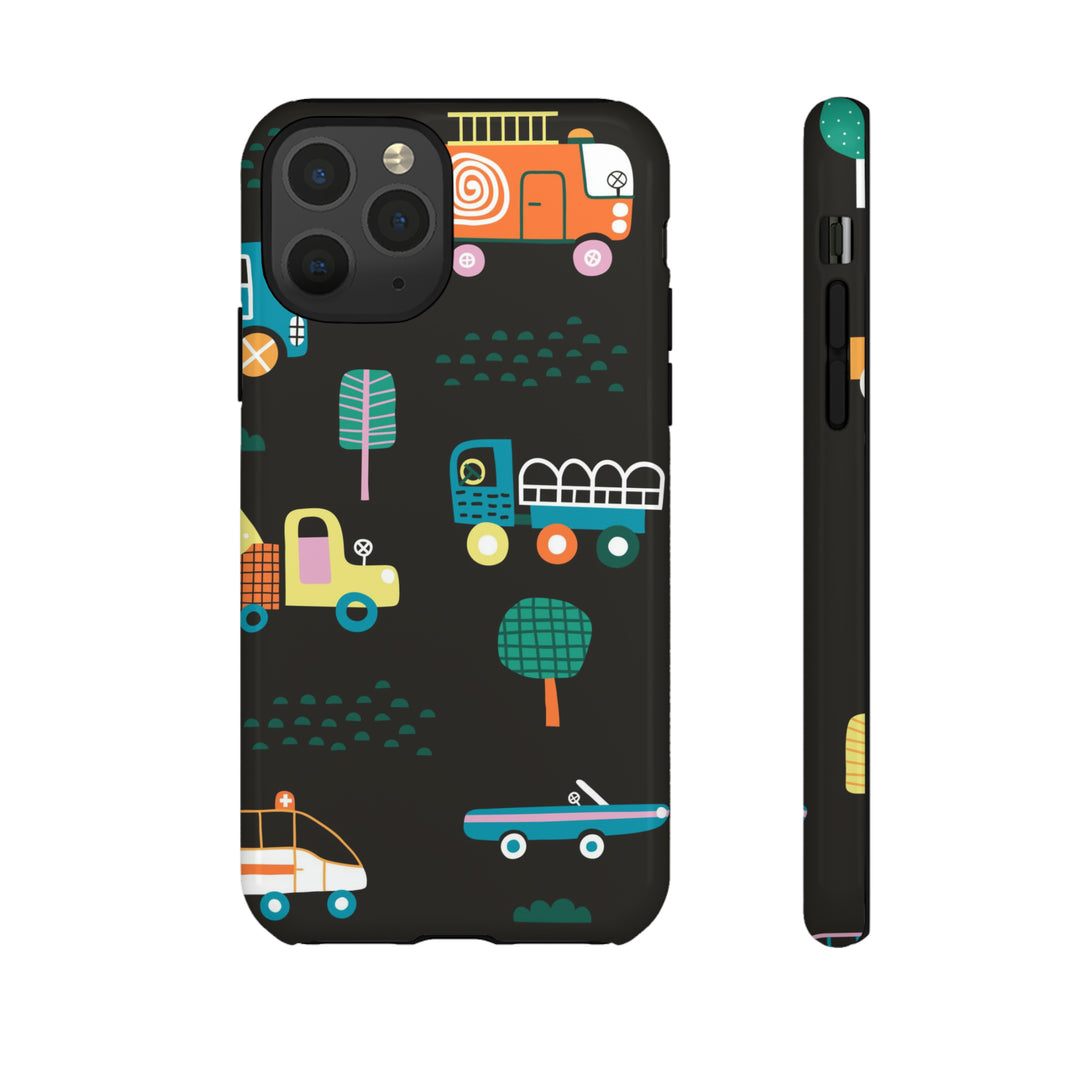 Cars and Trucks Tough Phone Case