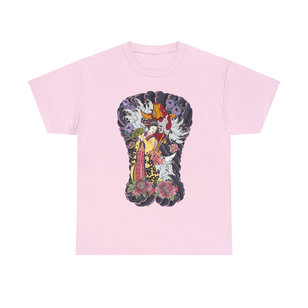 Geisha Woman Unisex Heavy Cotton Tee