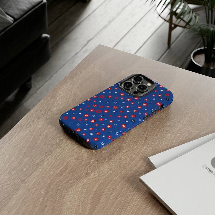 Checks and Stars Tough Phone Case