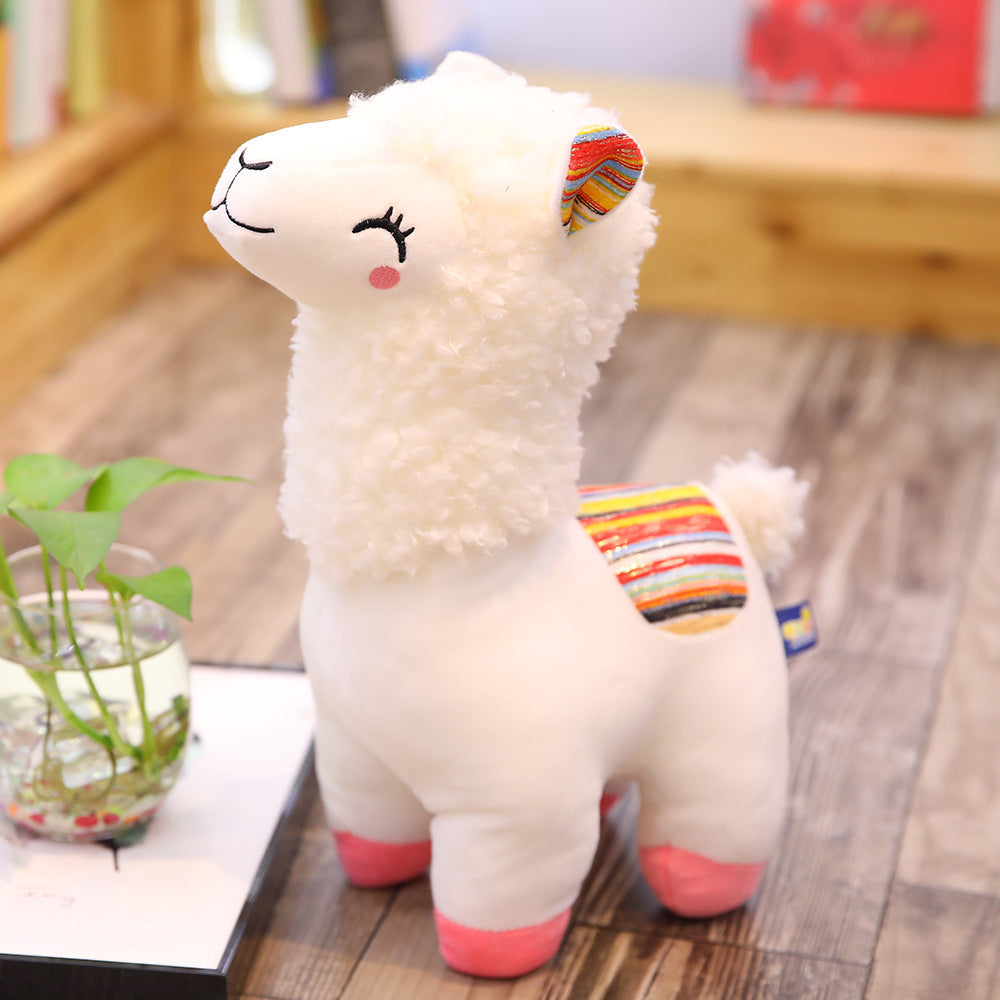 Alpaca Llama Plush Toy – Soft Stuffed Animal Doll for Kids and Gifts