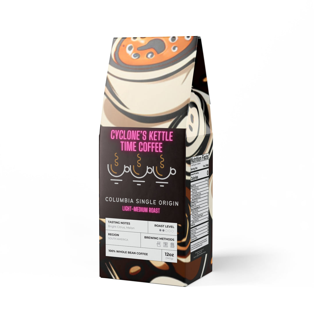 Cyclone's Kettle Time Colombia Single Origin Coffee (Light-Medium Roast)