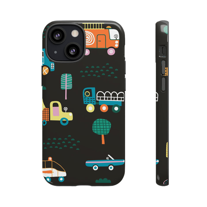 Cars and Trucks Tough Phone Case