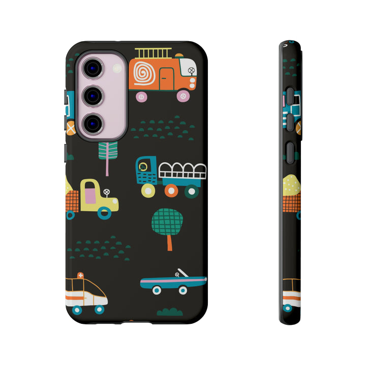 Cars and Trucks Tough Phone Case