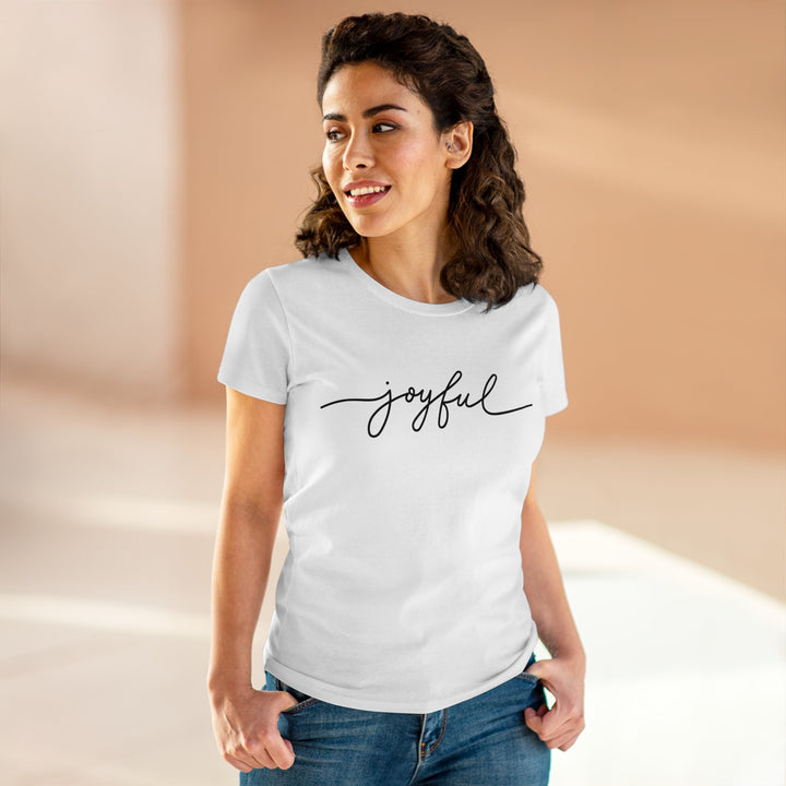 Joyful Women's Midweight Cotton Tee