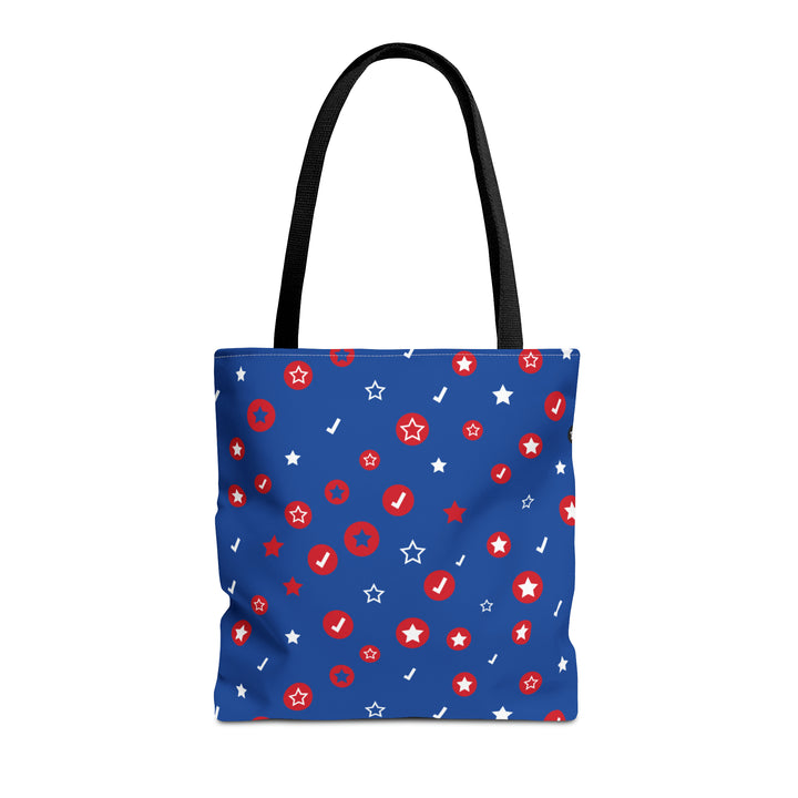 Symbol Pattern Tote Bag (AOP)