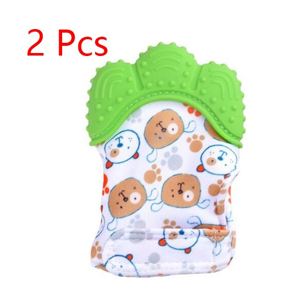 Baby Teething Gloves – Silicone Molar Mitten for Soothing Gums
