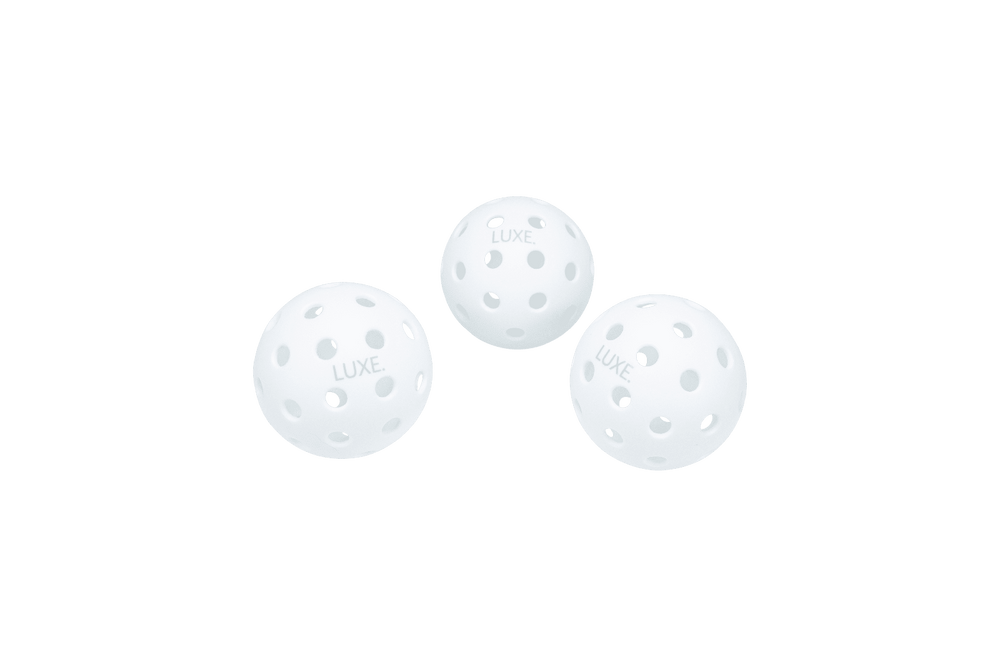 White Pickleballs Pack of 3