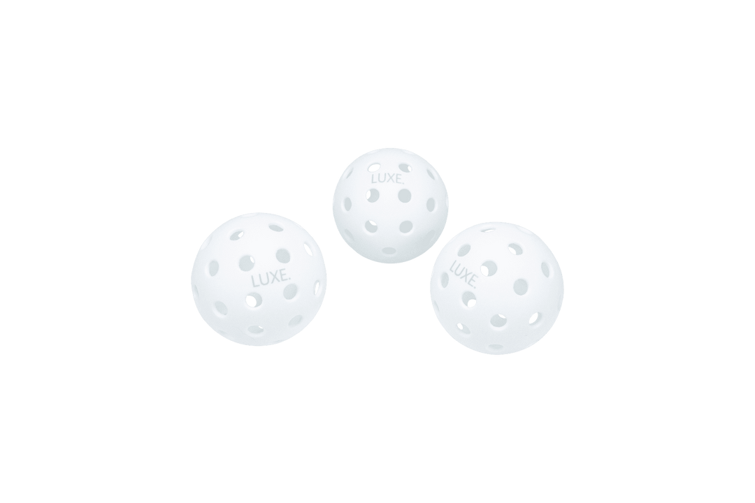 White Pickleballs Pack of 3