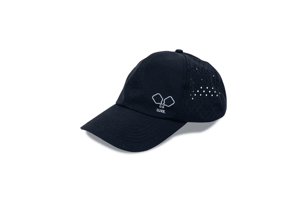 LUXE Pickleball Hat Black.