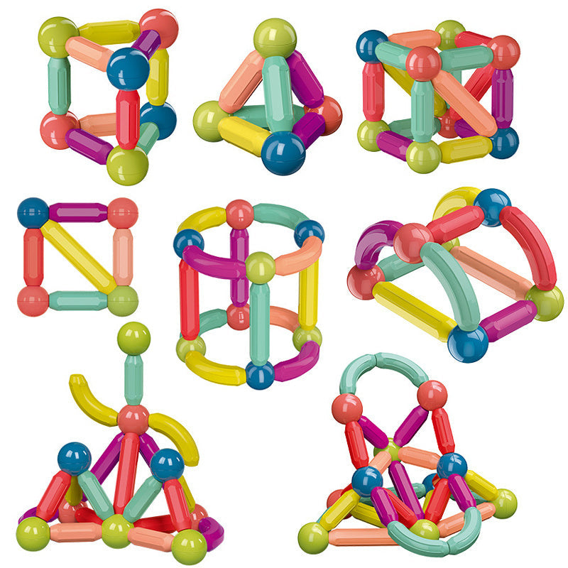 Magnetic Building Blocks Toy Set – Educational Fun for Kids