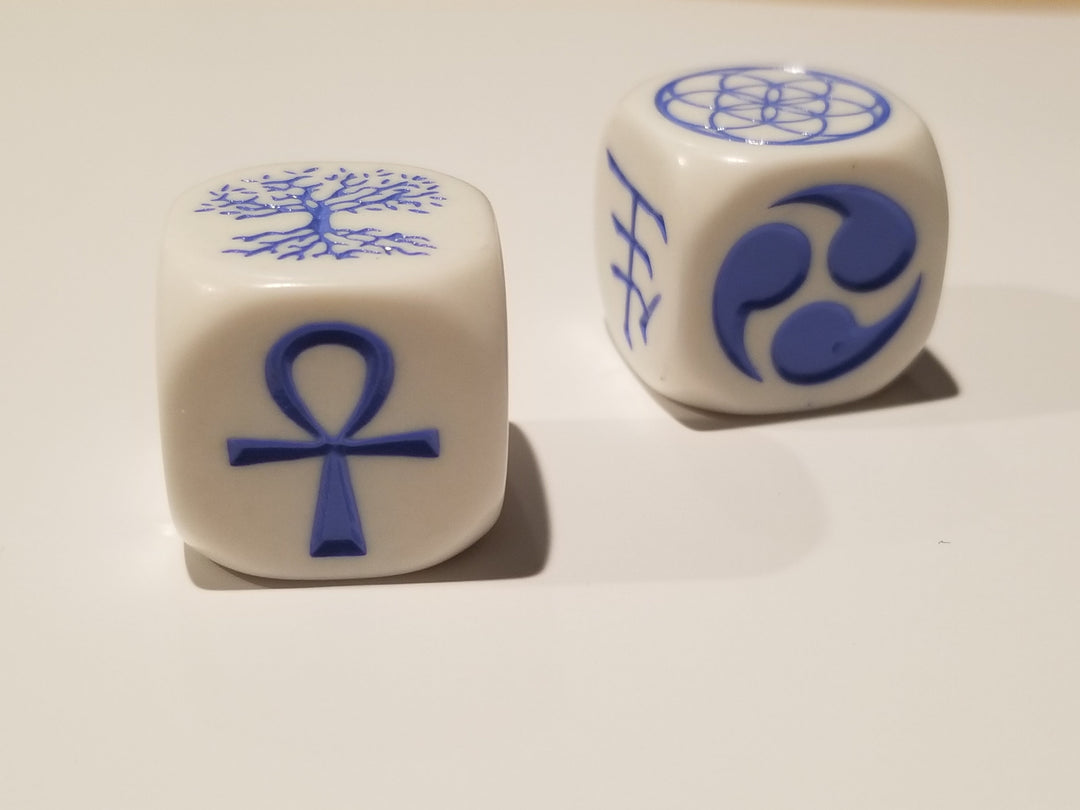 Life Symbol Dice 22mm (7/8")