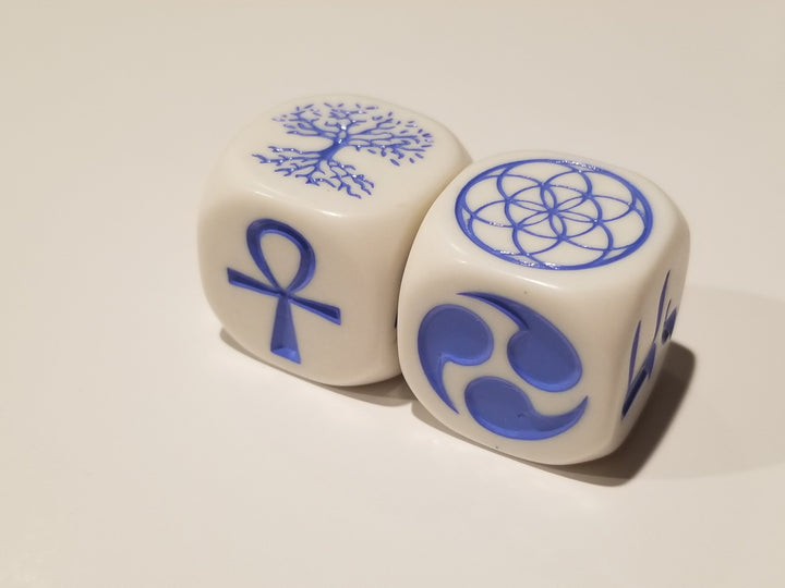 Life Symbol Dice 22mm (7/8")