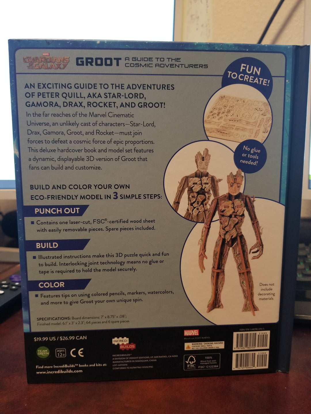 Guardians of the Galaxy Deluxe Book and Model Set