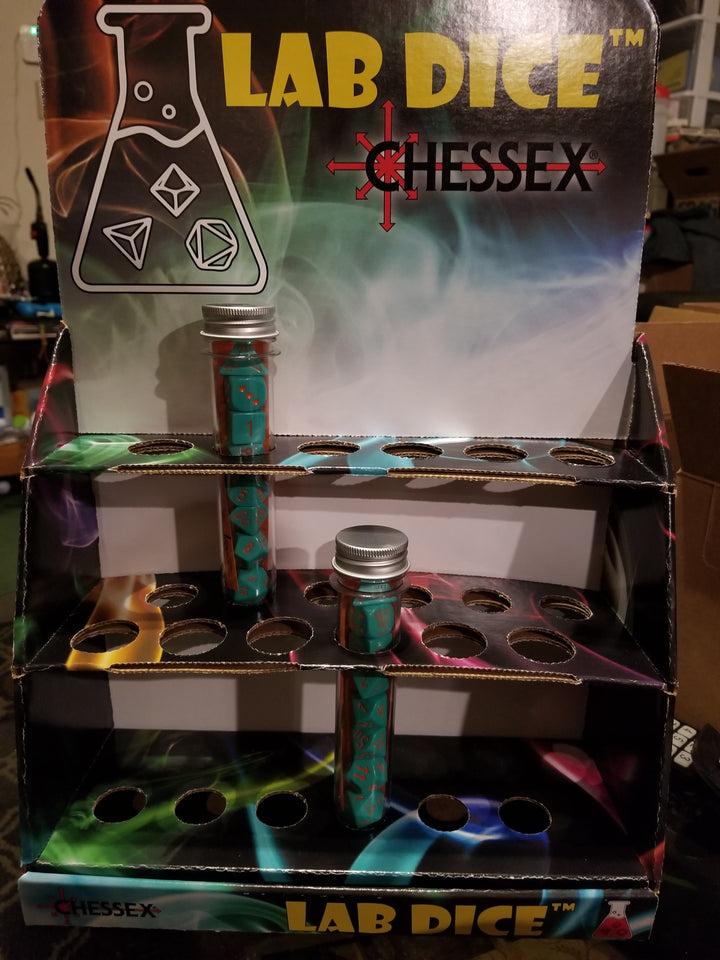 29977 Lab Dice Tube Display