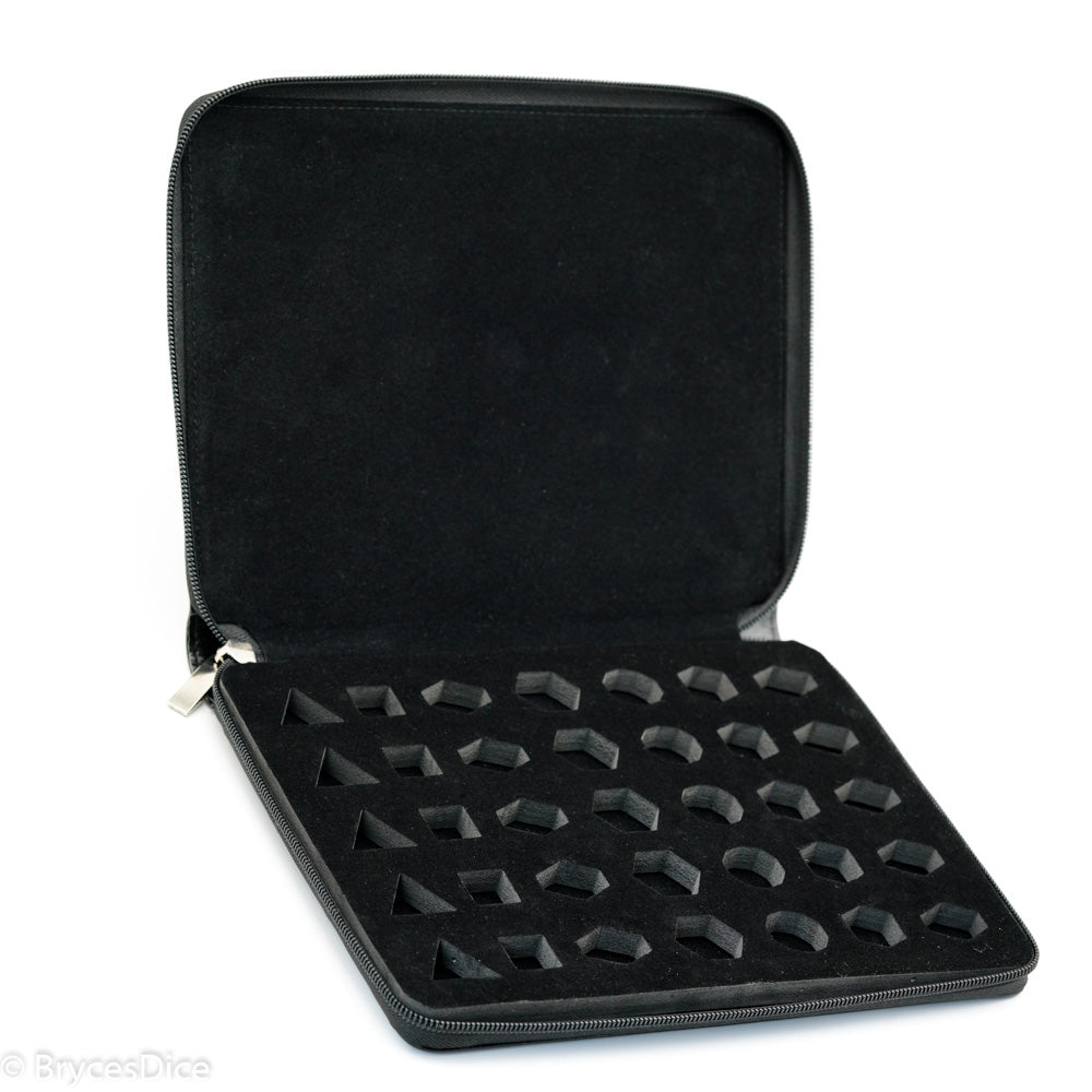 Leather Zip-Dice Bag Dicefolios