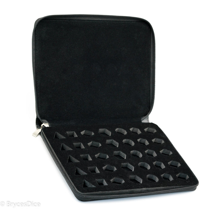 Leather Zip-Dice Bag Dicefolios