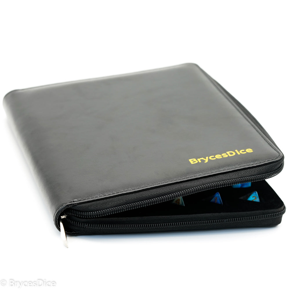 Leather Zip-Dice Bag Dicefolios
