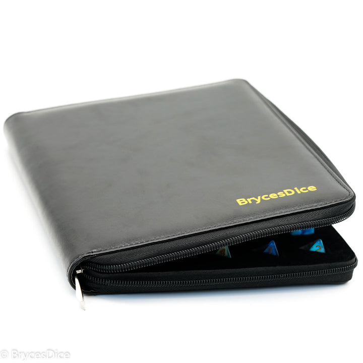 Leather Zip-Dice Bag Dicefolios