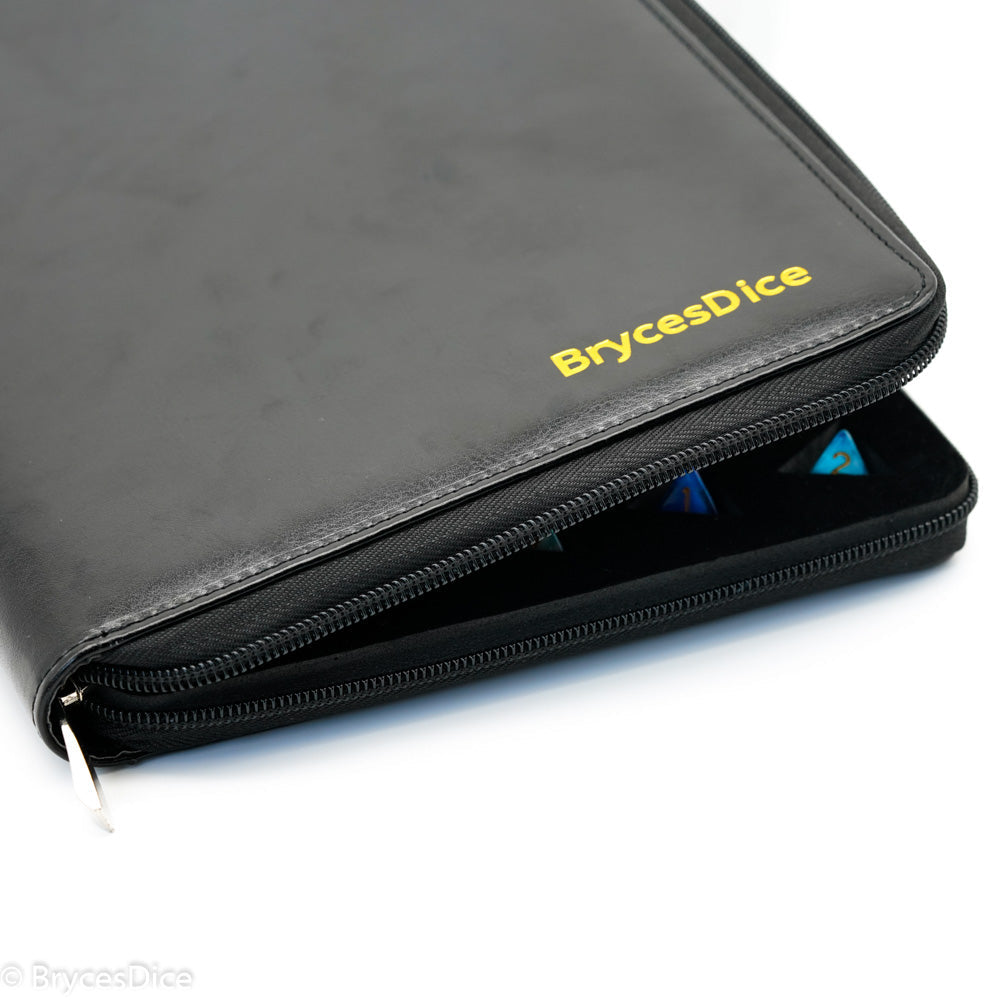 Leather Zip-Dice Bag Dicefolios