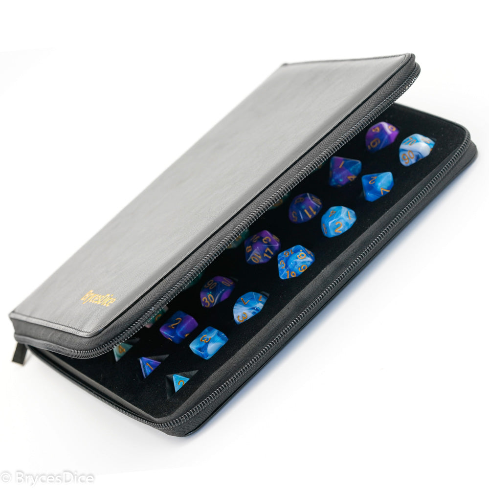 Leather Zip-Dice Bag Dicefolios