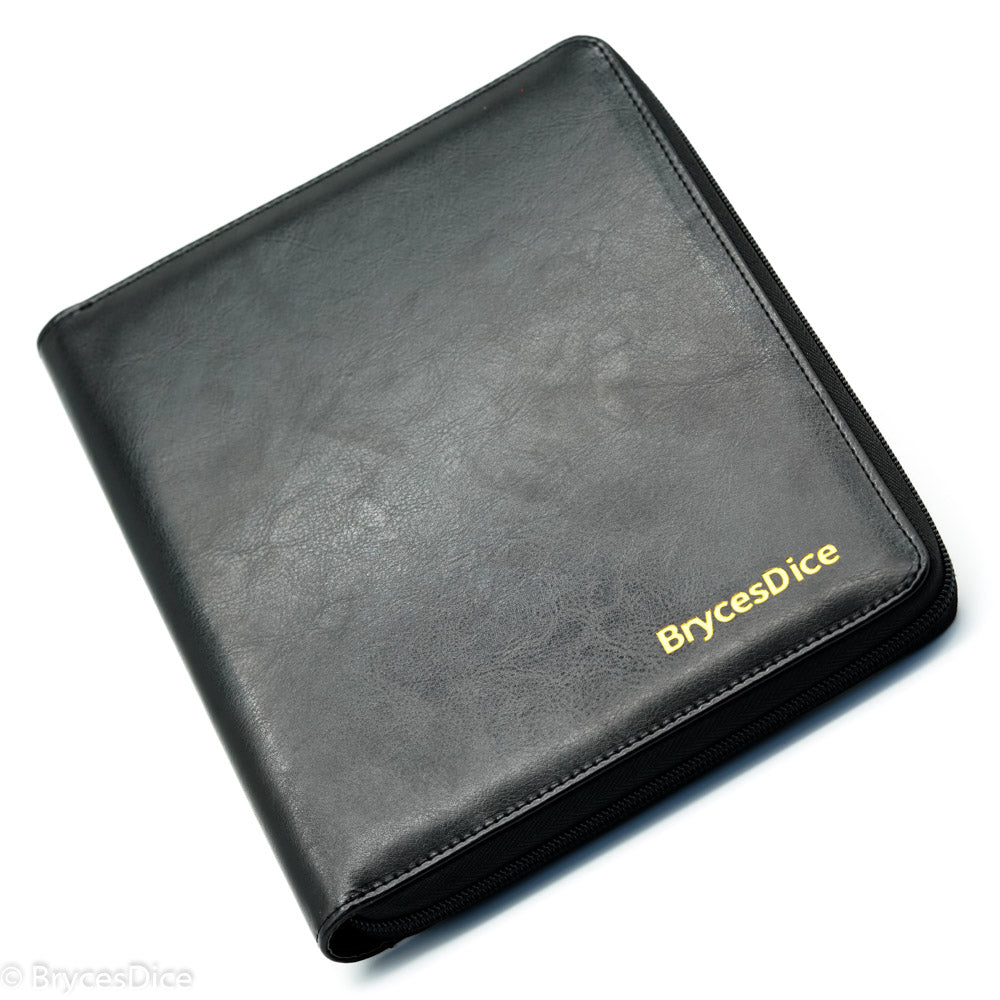 Leather Zip-Dice Bag Dicefolios