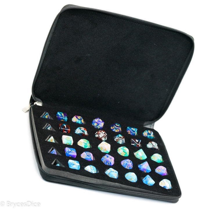 Leather Zip-Dice Bag Dicefolios