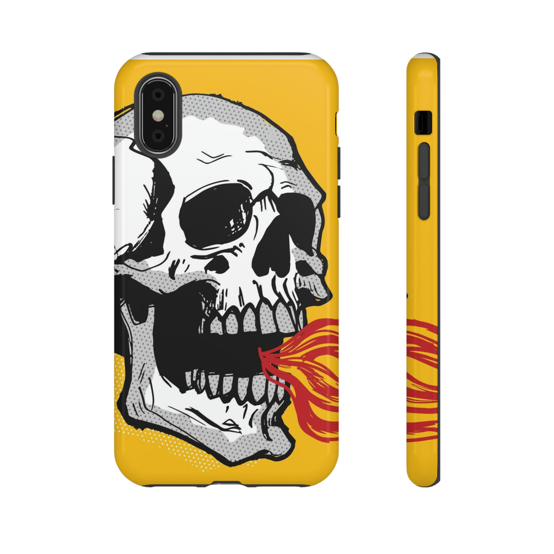 Skull Fire Tough Phone Case