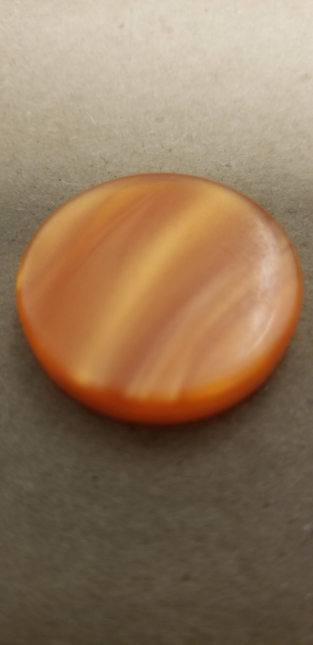 Orange Backgammon Checker Pearl Effect (28mm x 7mm) [sold per chip]