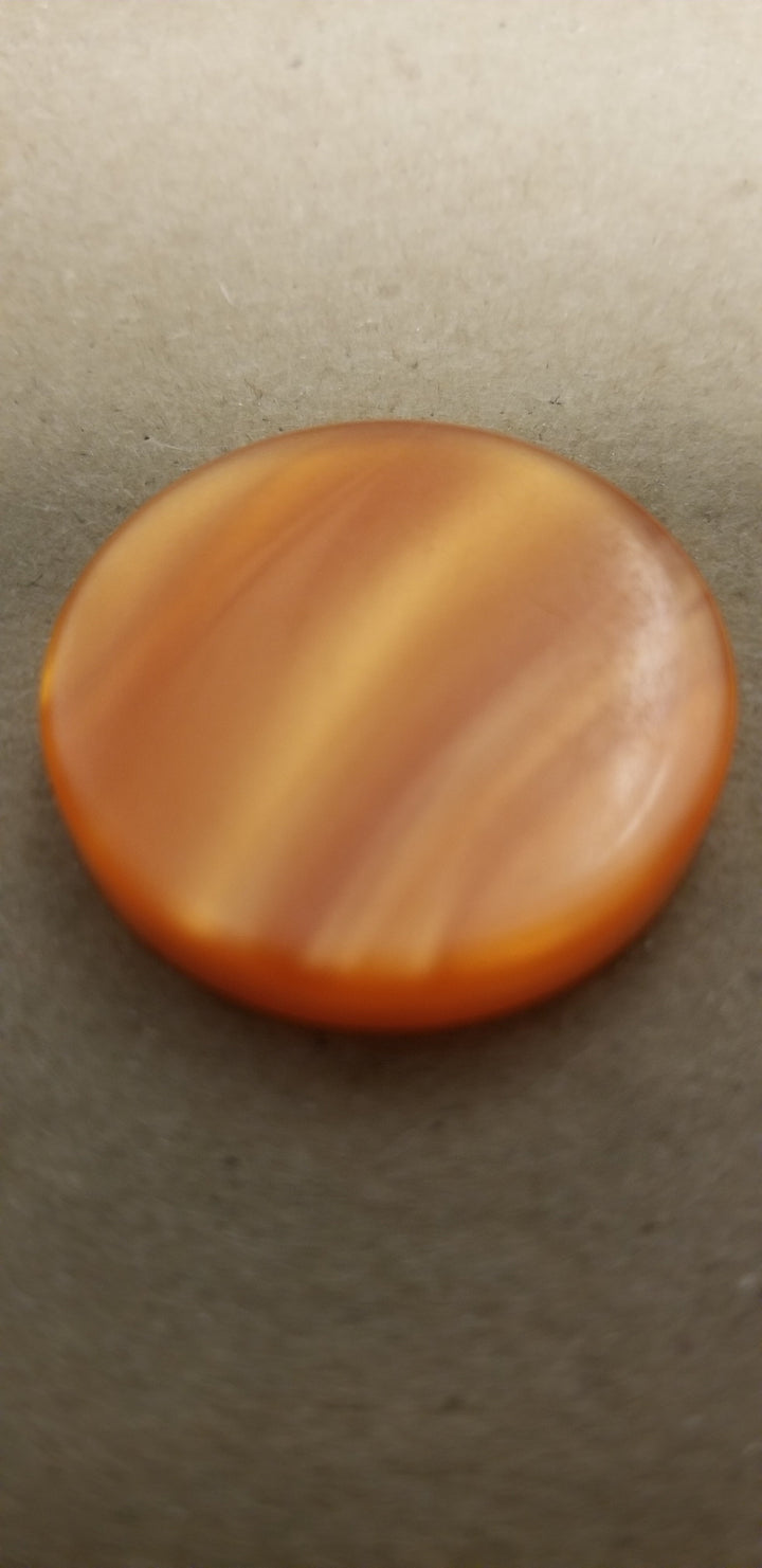 Orange Backgammon Checker Pearl Effect (28mm x 7mm) [sold per chip]
