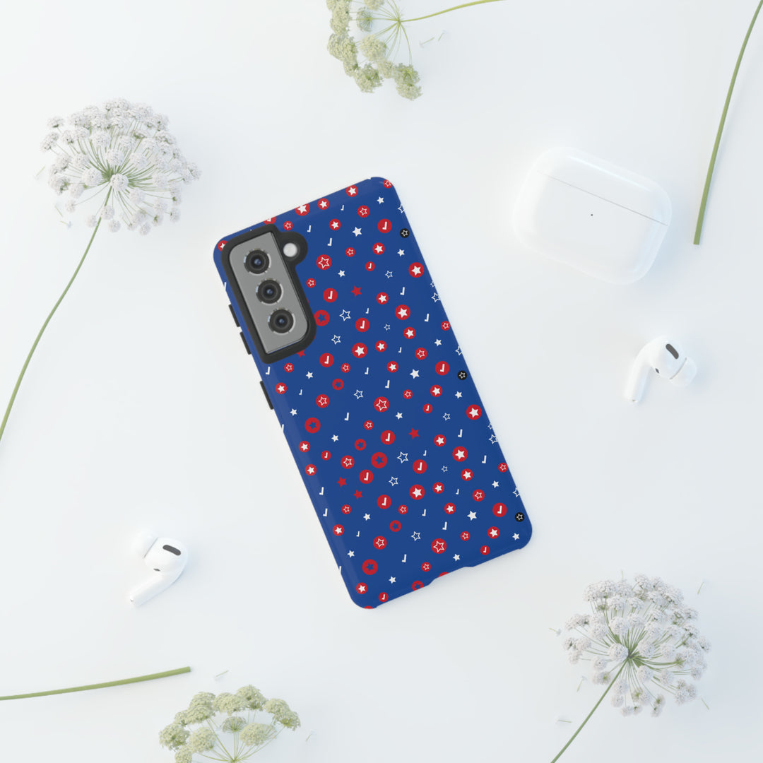 Checks and Stars Tough Phone Case