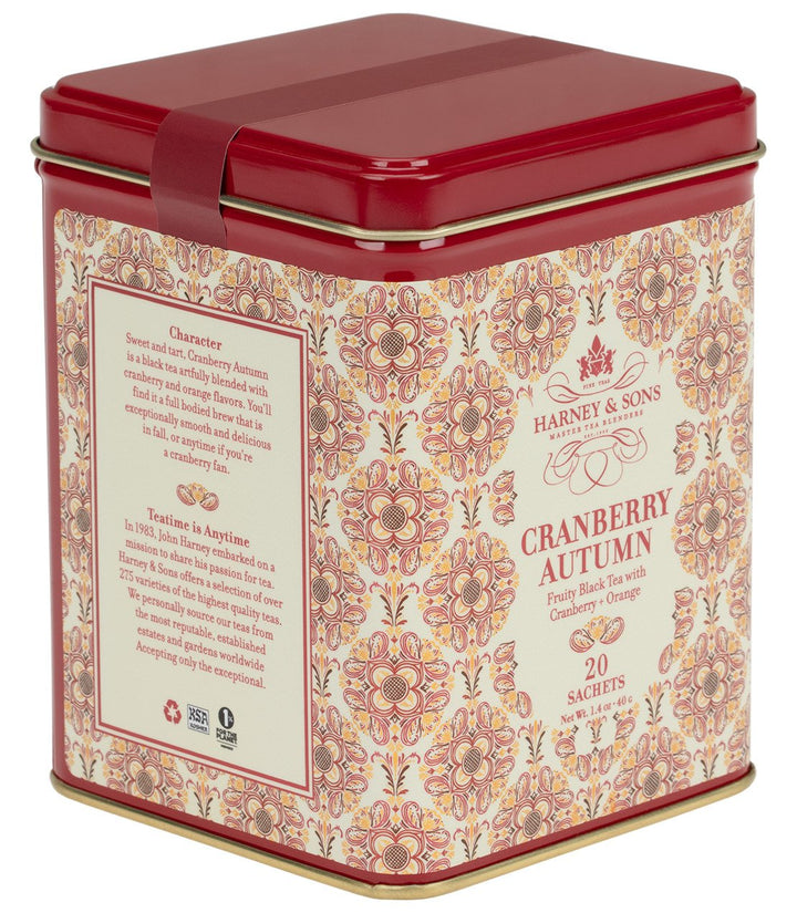 Cranberry Autumn Tea Tin of 20 Sachets