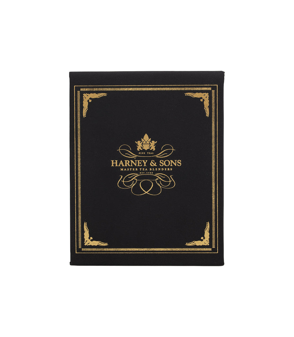 Harney Heritage Organic Teabag Sampler Black Box Cover