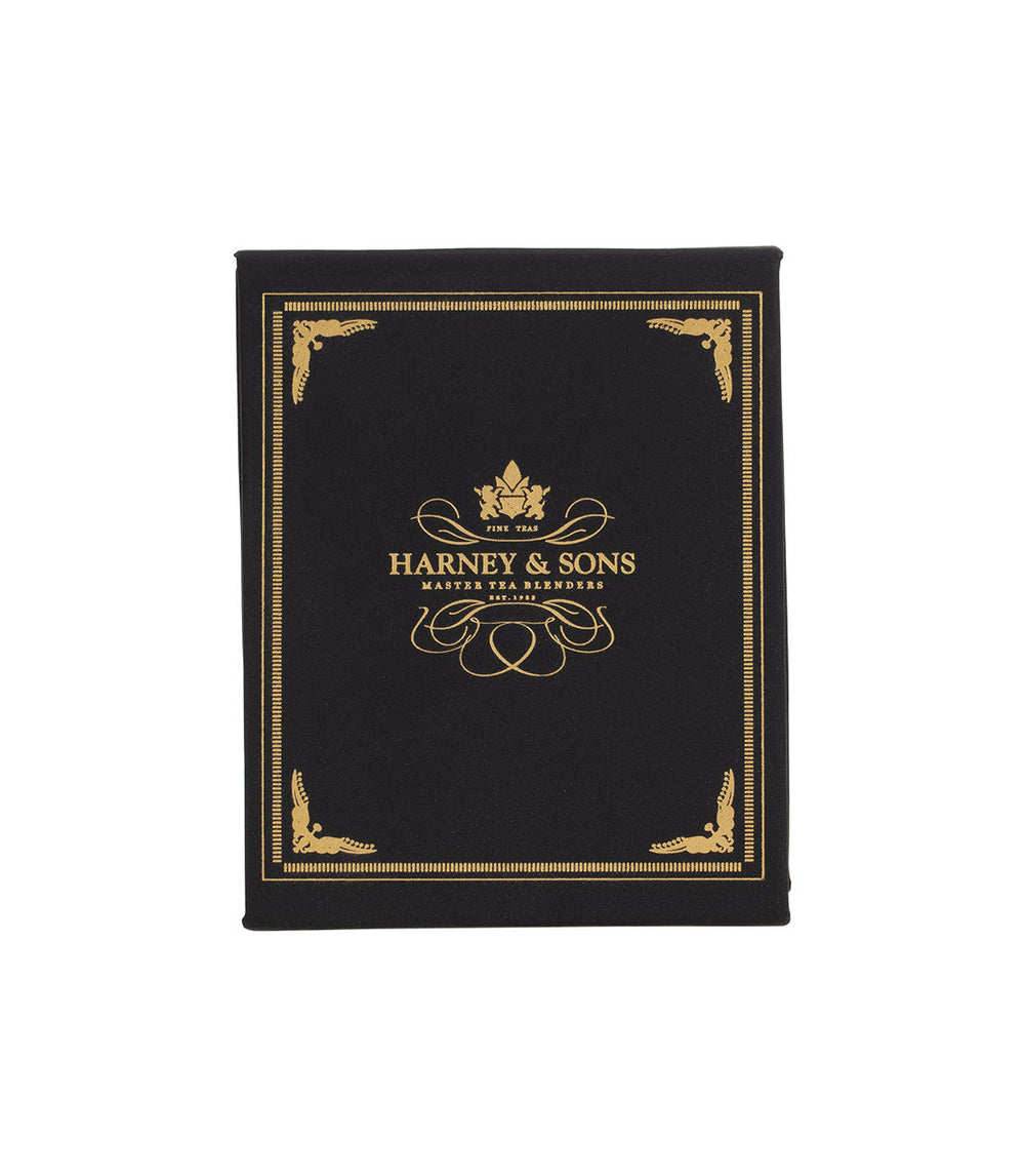 Harney Heritage Green Teabag Sampler Black Box Cover