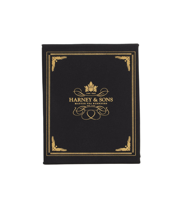 Harney Heritage Green Teabag Sampler Black Box Cover