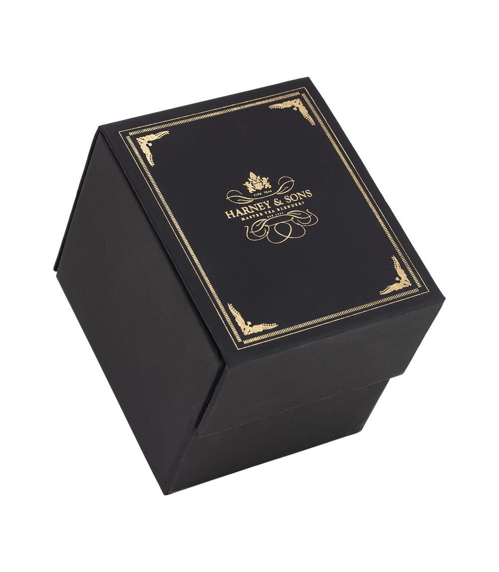 Harney Heritage Herbal and Decaf Wrapped Sachet Tea Sampler Black Box