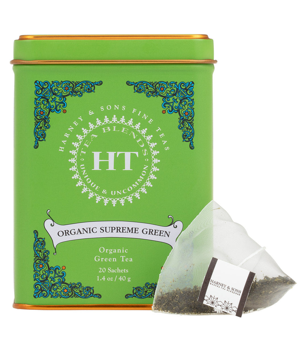 Organic Supreme Green Tea HT Tin of 20 Sachets